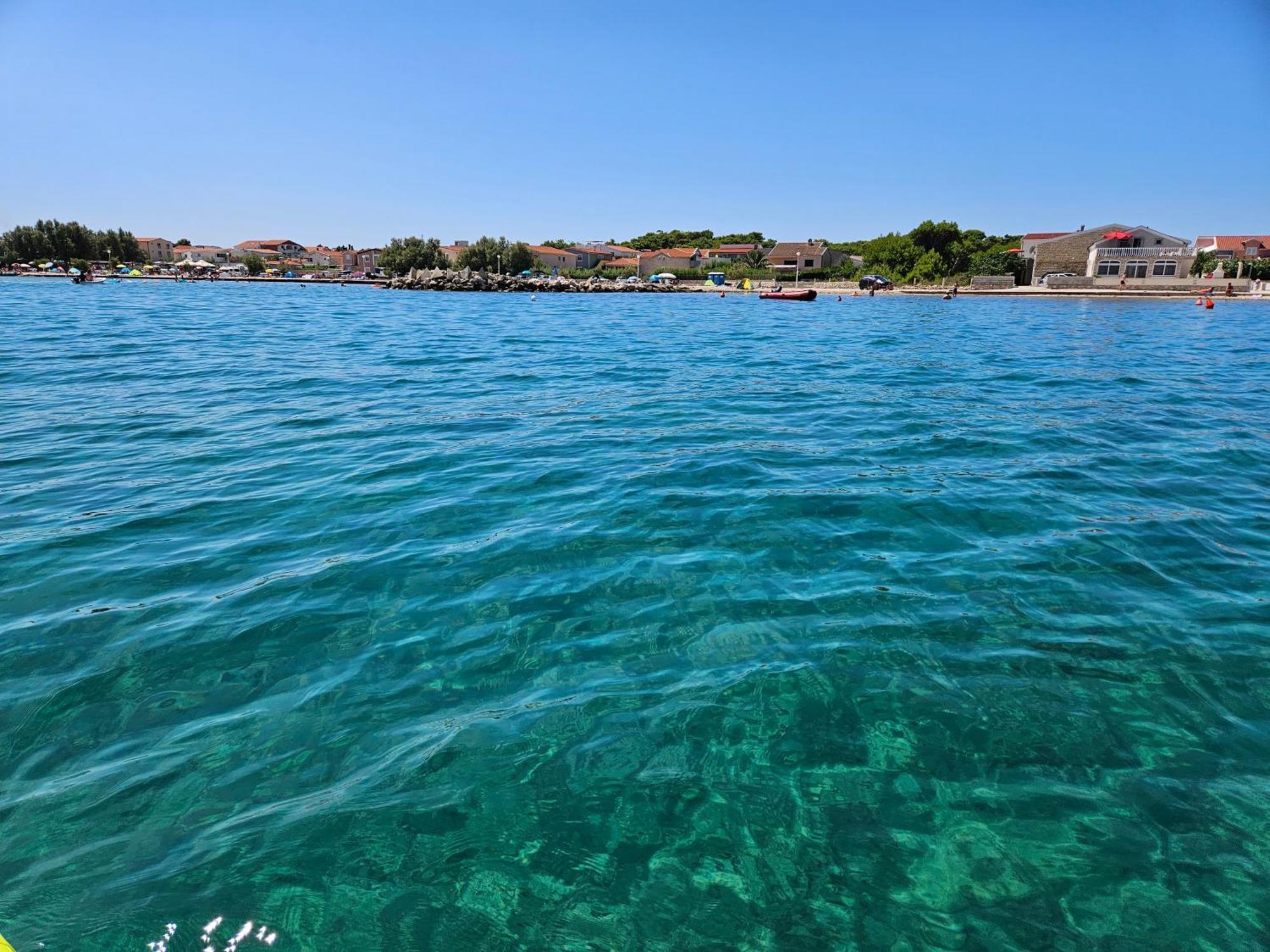 Familien Ferienhaus Vir Croatia 150M Strand Restaurant Einkaufen Exteriér fotografie